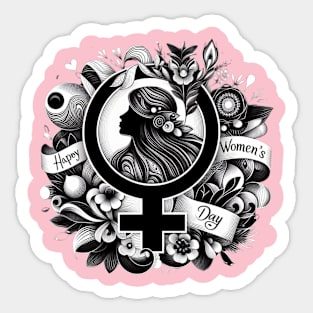 Femme résistante Sticker